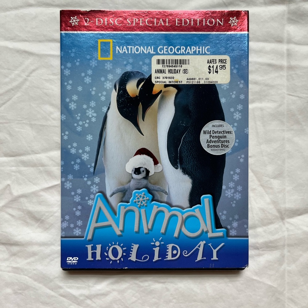 National Geographic Kids Video - Animal Holiday DVD, 2009, 2-Disc Set, Special